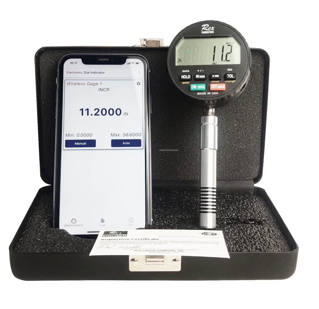 便攜式數顯邵氏硬度計 無線傳輸版圖片